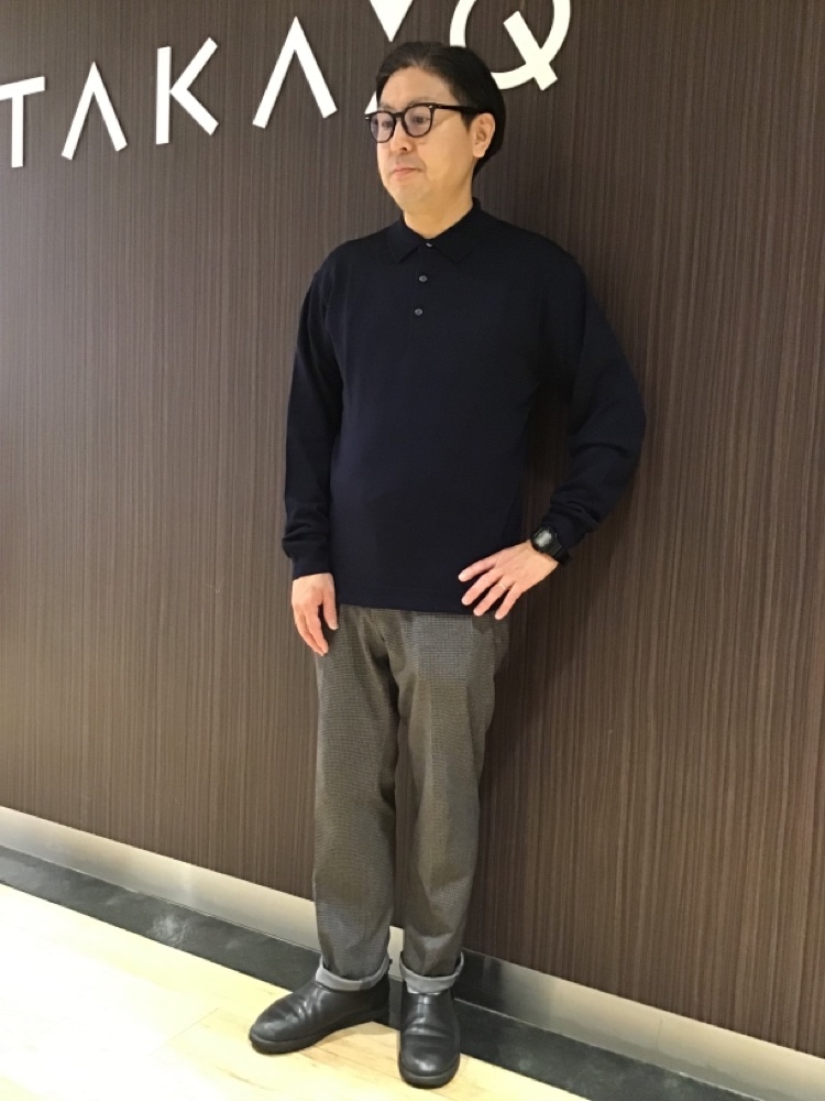 長袖のポロシャツ入荷しました！