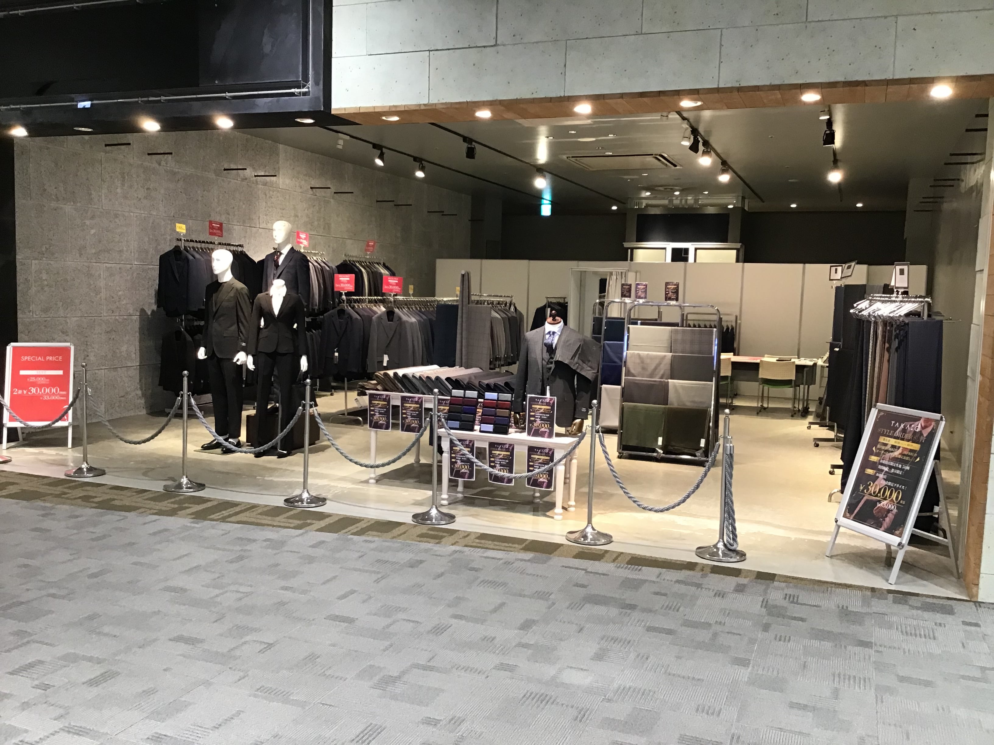 【タカキュー和歌山店】オーダースーツ33,000円の受注会明日スタート!