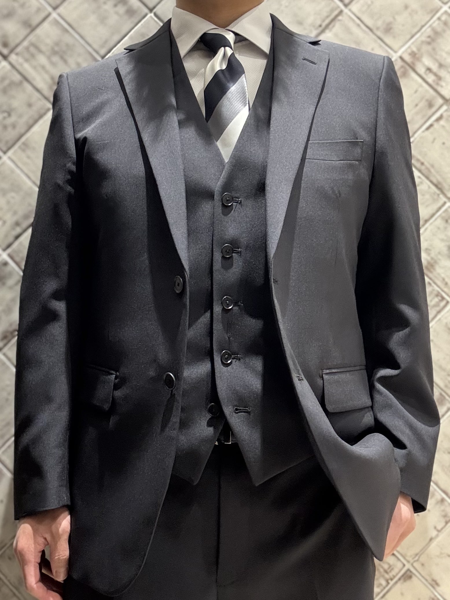 ★ウォッシャブル3ピーススーツのご紹介★（TAKAｰQイオンモール名取店）