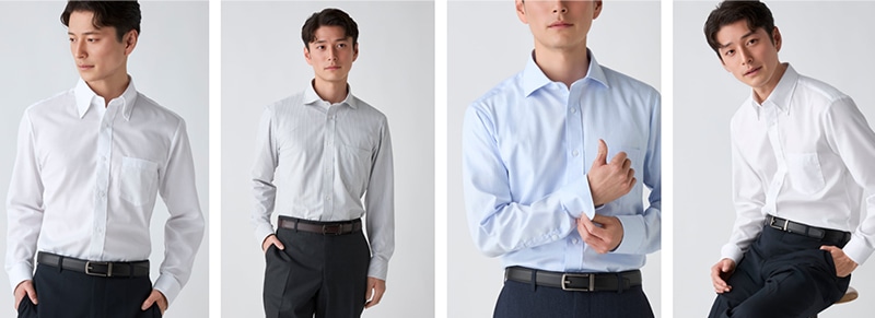 一日中快適が続く！動きやすさとシャープな見た目を両立した「T/Q」ワイシャツの新パターン