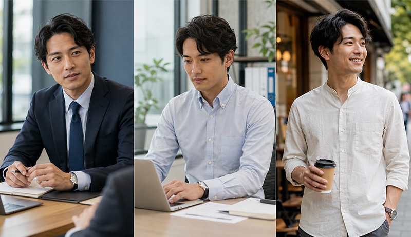 ビジネスも休日も！シーンに合わせた正しいシャツの選び方