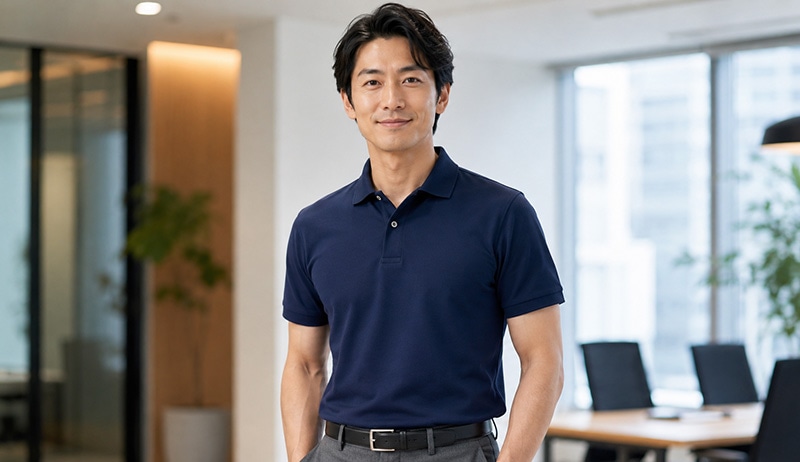 ビジネスでポロシャツを上品に見せるための基本ポイント