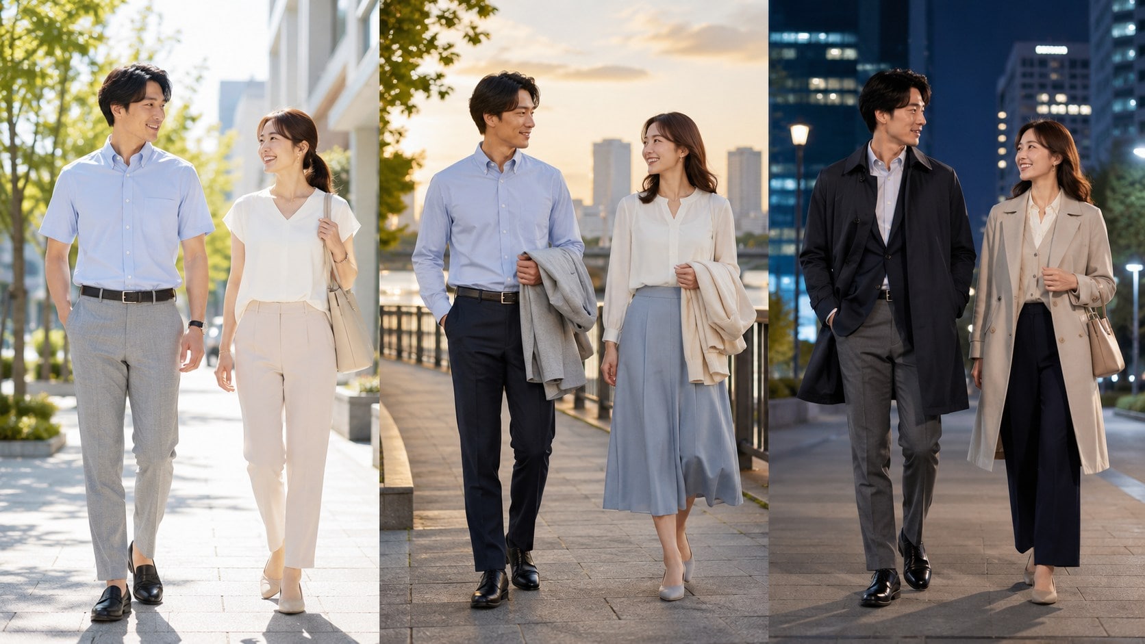 最高気温と最低気温に合わせた服装の違い
