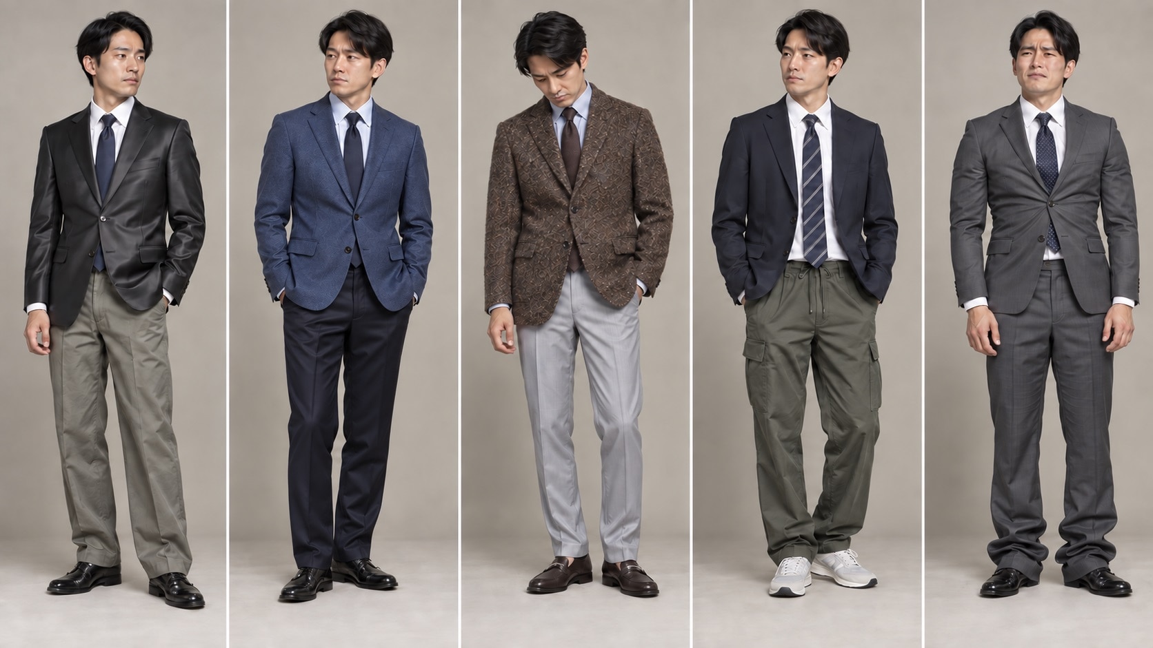 ジャケパンで失敗しやすい5つのNGコーデ