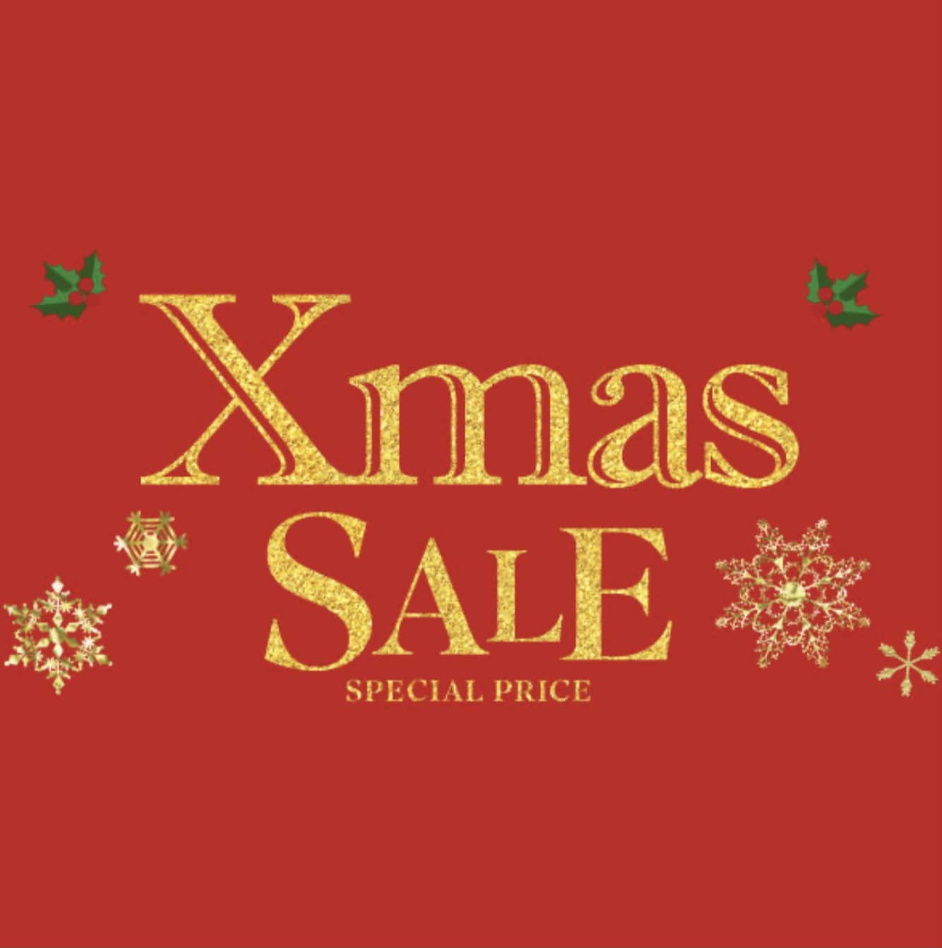 『X’mas SALE』開催中 MALE＆Co.モレラ岐阜
