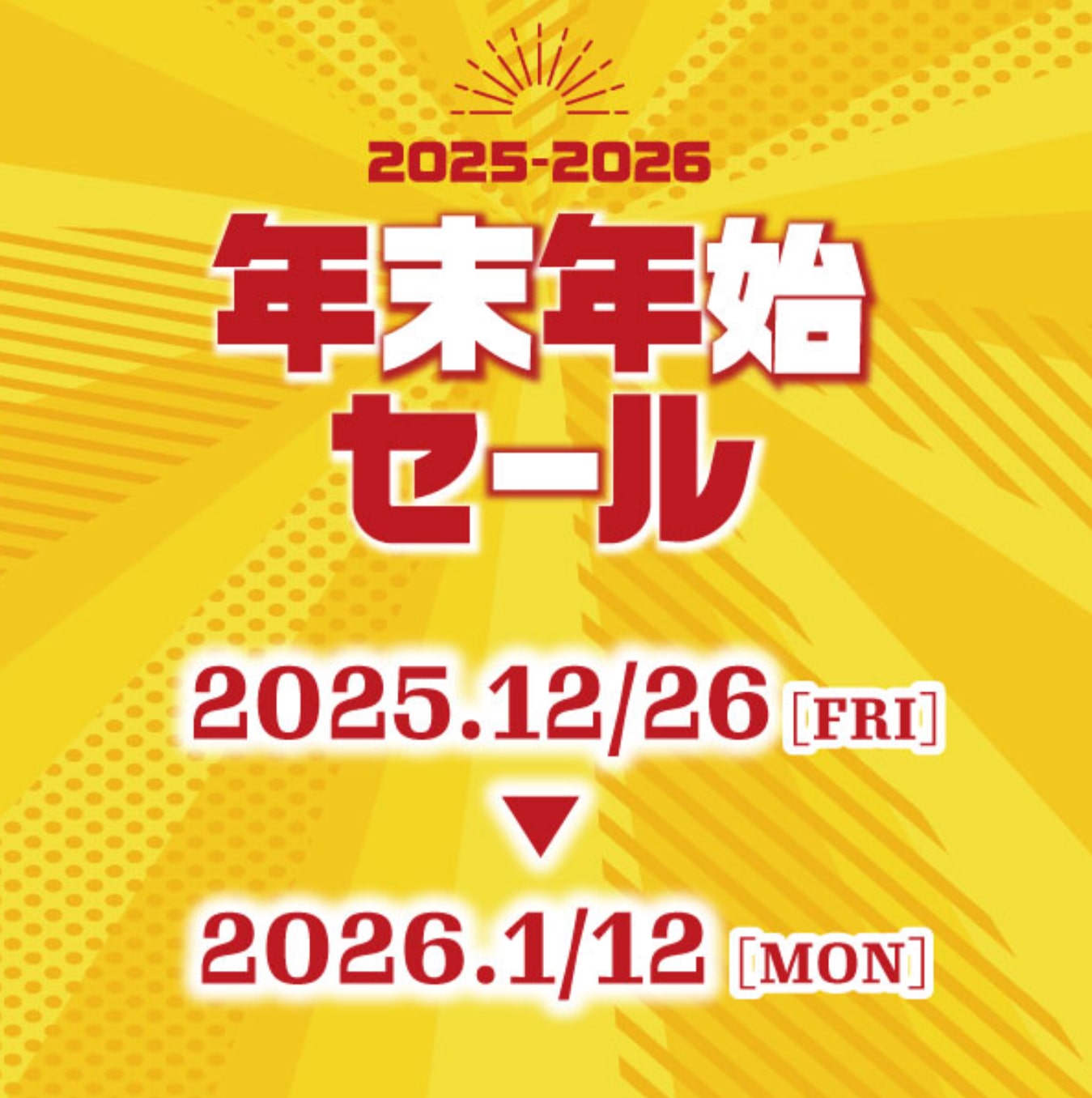 ★MALE & Co サントムーン柿田川店　年末年始セール12日まで★