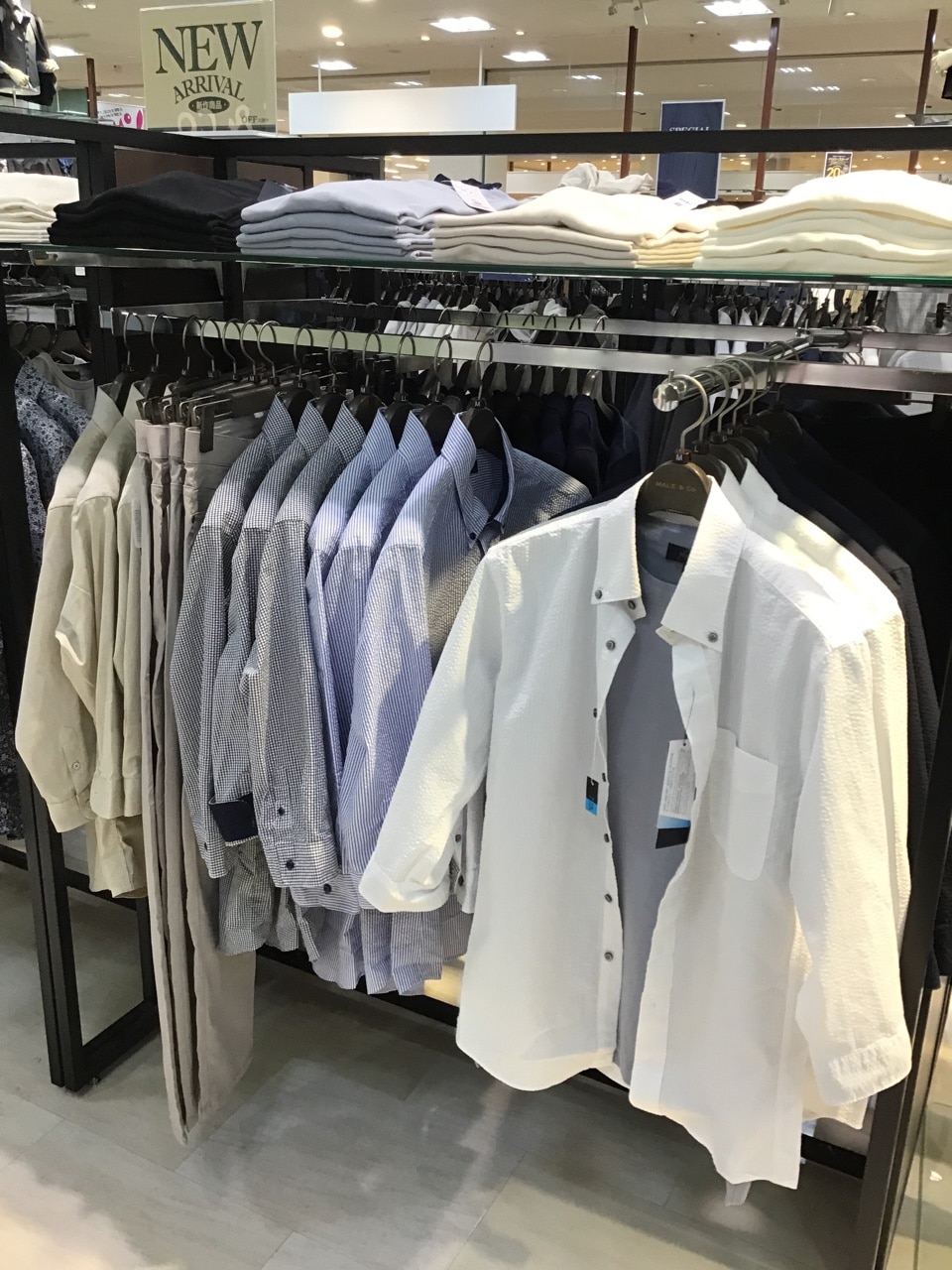 【春夏のカジュアル7分袖シャツ登場！！】M&C福井エルパ店