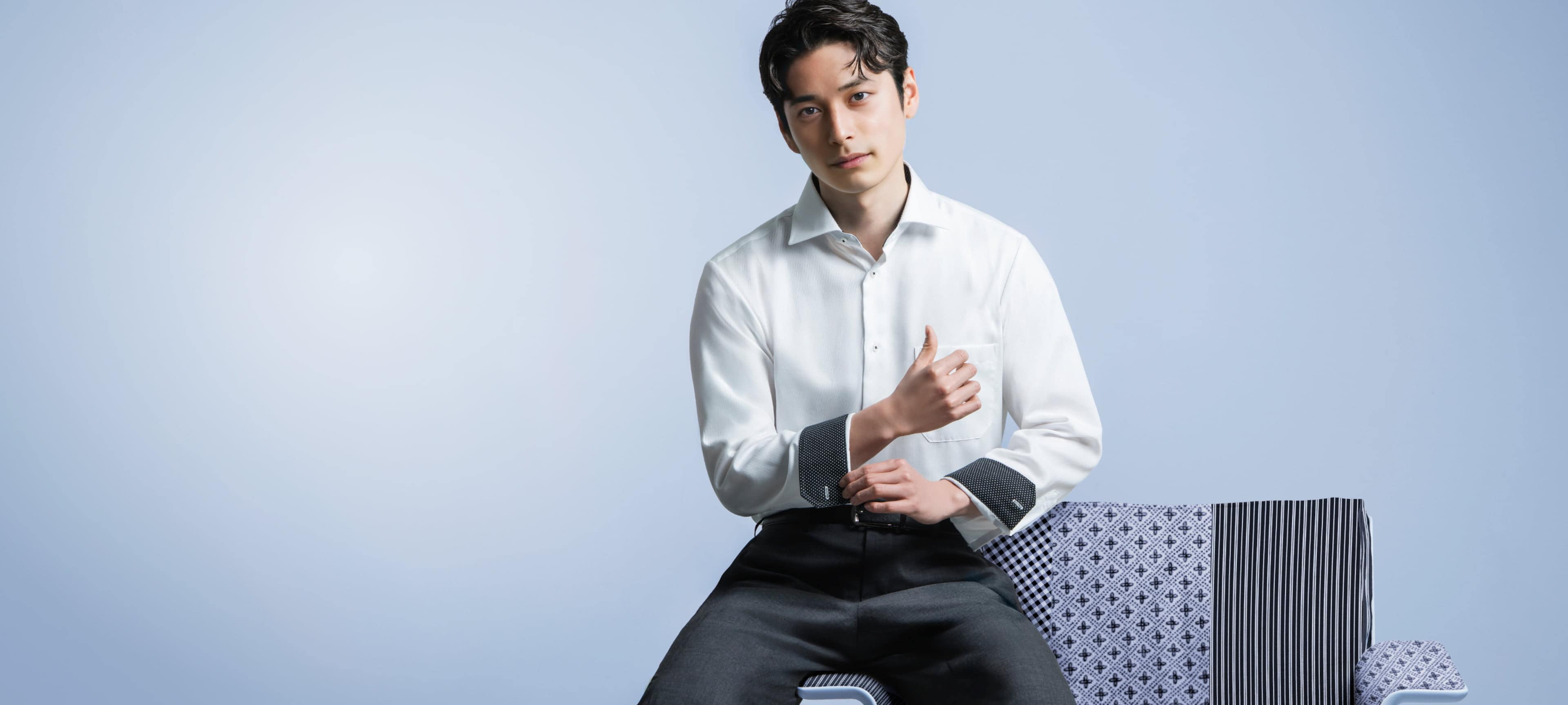 【細部にこだわるデザインドレスシャツ！！】M&C福井エルパ店