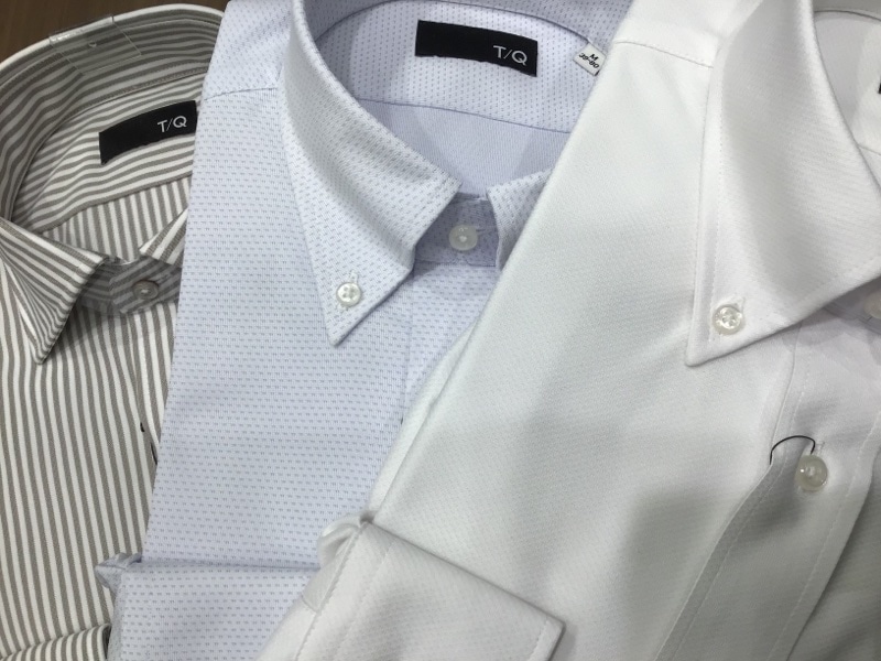 TQレイクタウン店　ノンアイロンですぐ着れるドレスシャツのご紹介♪
