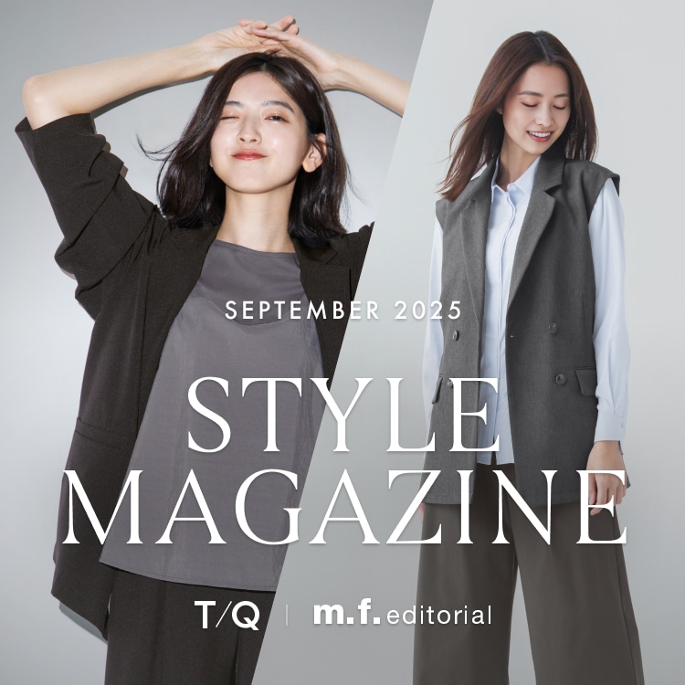 はじまりの秋は羽織るシャツから【m.f.editorialイオン大高】