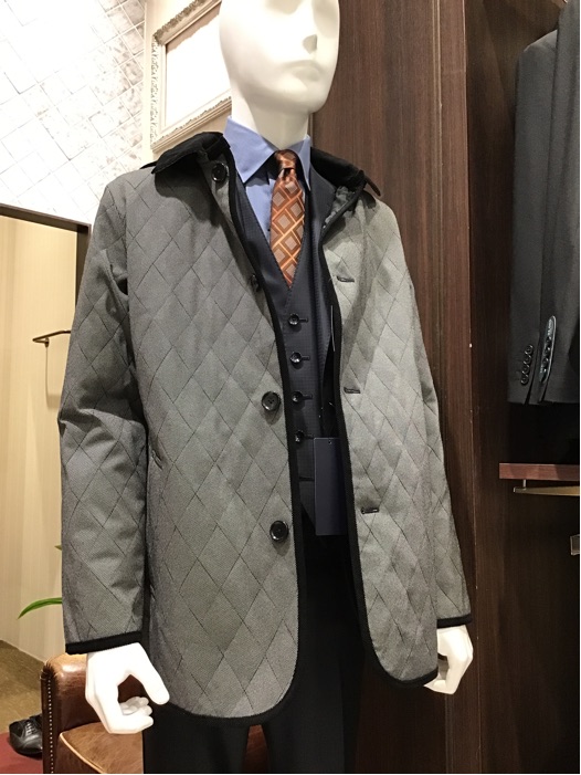 【防寒&洒落度アップ】軽量で暖かいキルティングジャケット
