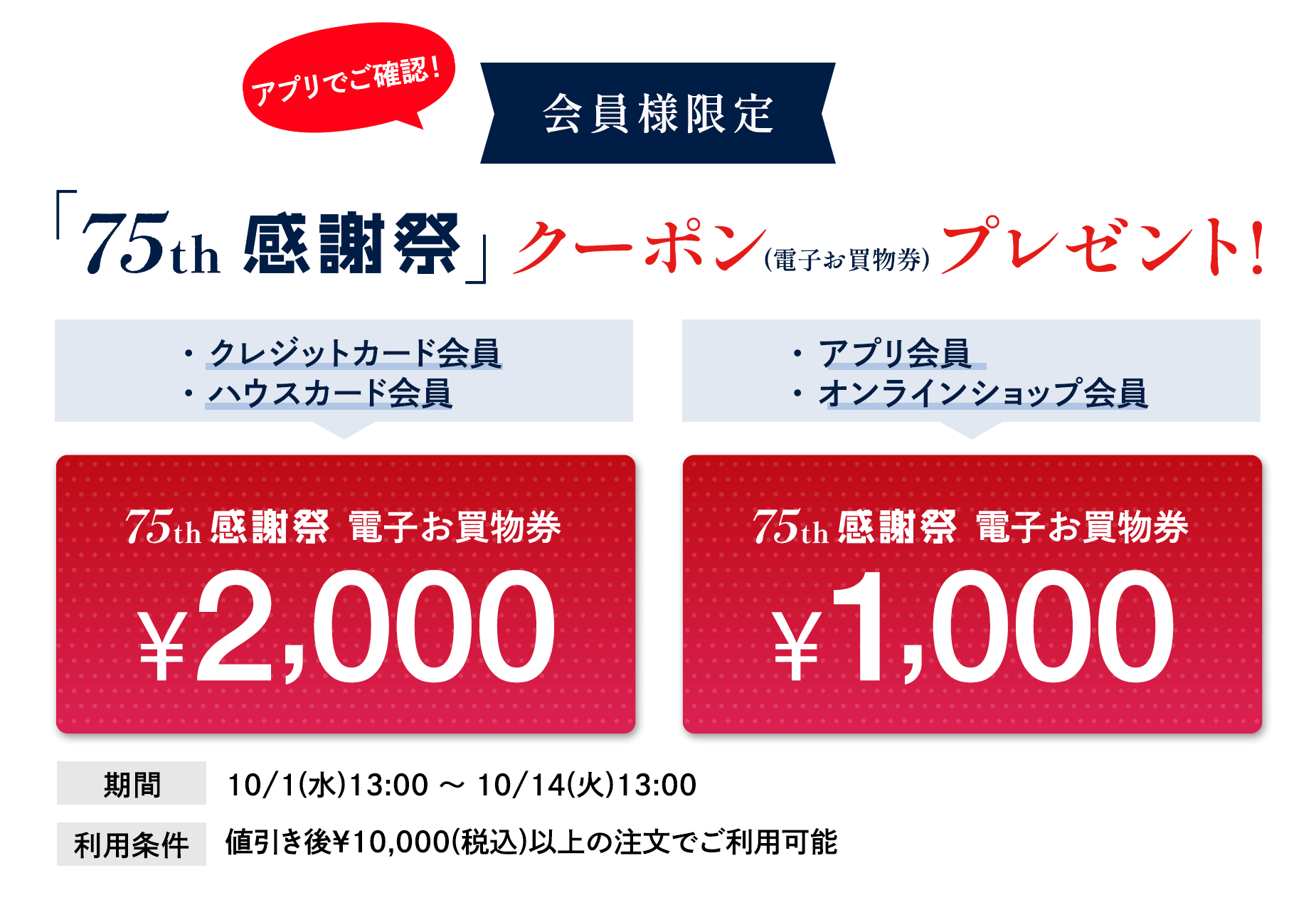 お買物券イメージ