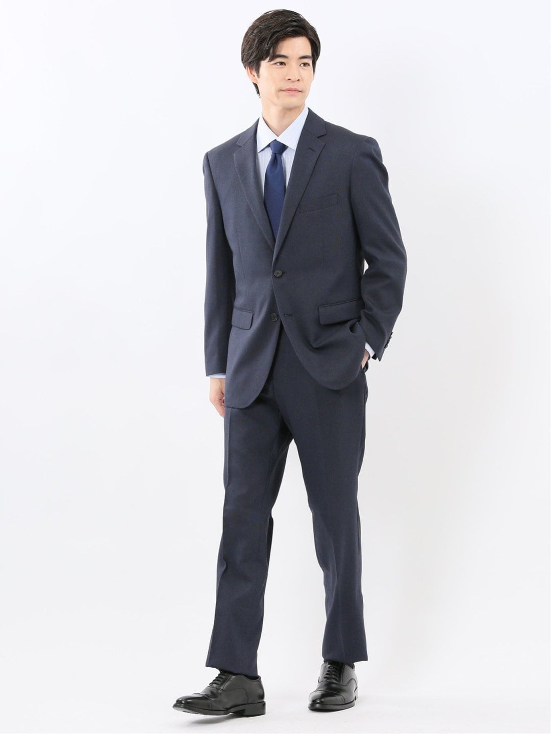 美品 TAKAQ ecoLINING セットアップスーツ ネイビー 180AB5 美品 TAKAQ ecoLINING セットアップスーツ ネイビー 180AB5