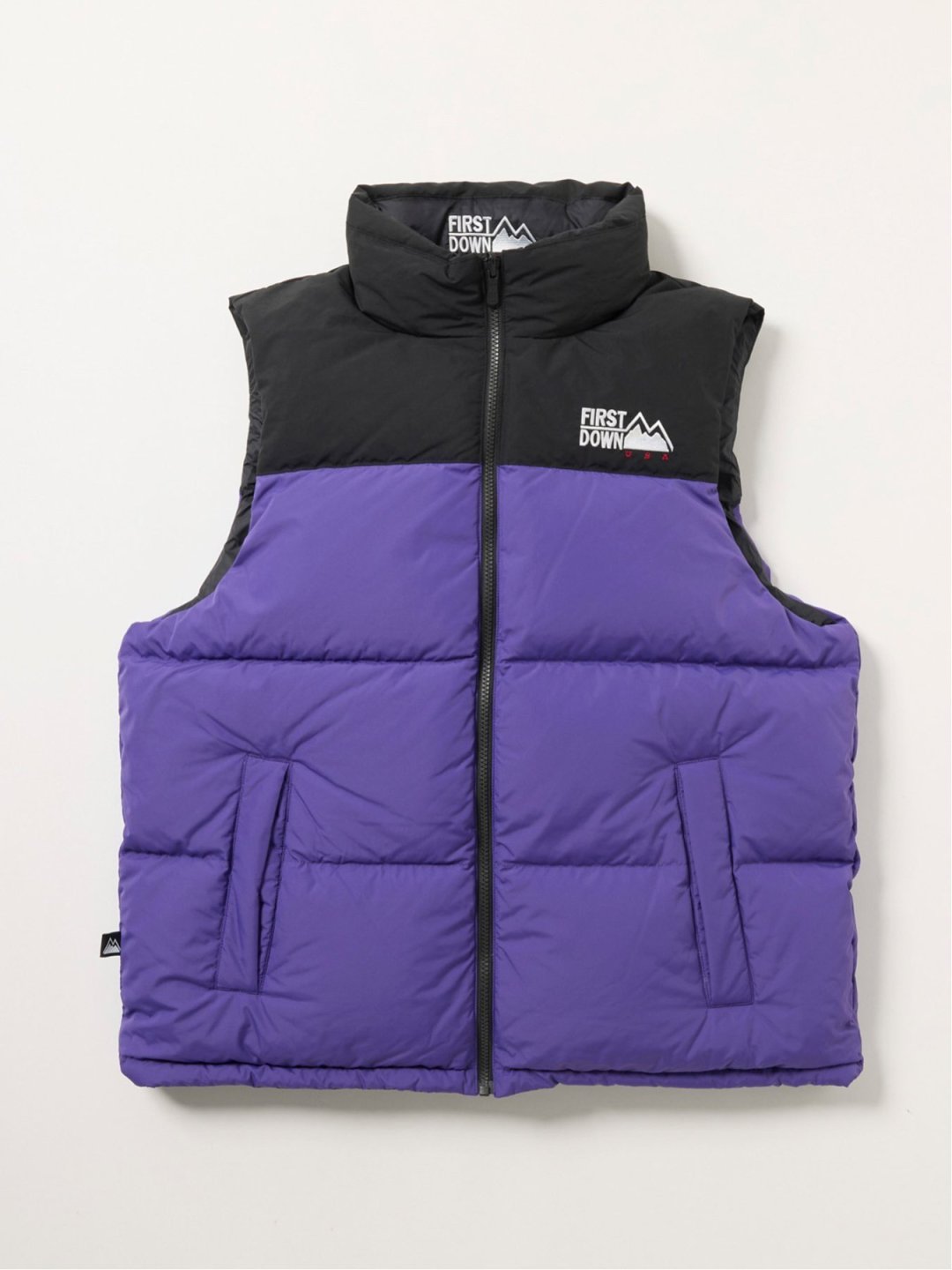 DOWN VEST パープル