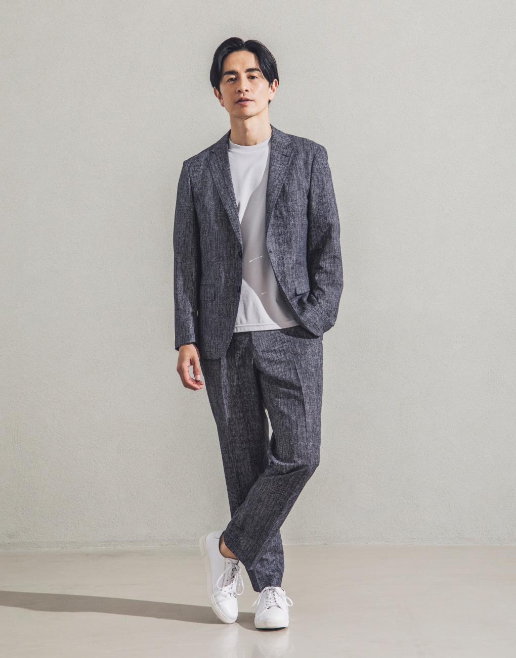 TechLinen スリムフィット ジャケット