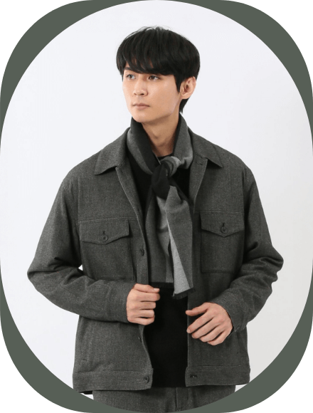 ツイルフランネル トラッカージャケット