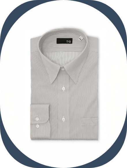 ノンアイロンストレッチ 隠しボタンダウン長袖ニットシャツ