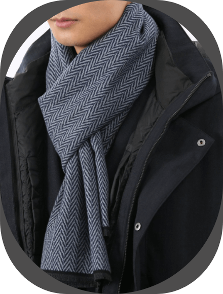 ジャガードリバーシブル マフラー