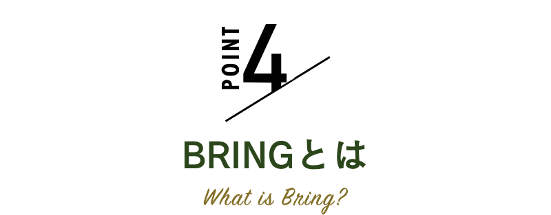 Point 4. BRINGとは
