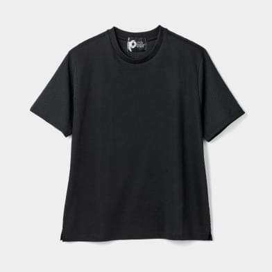 切り替えTシャツ 黒