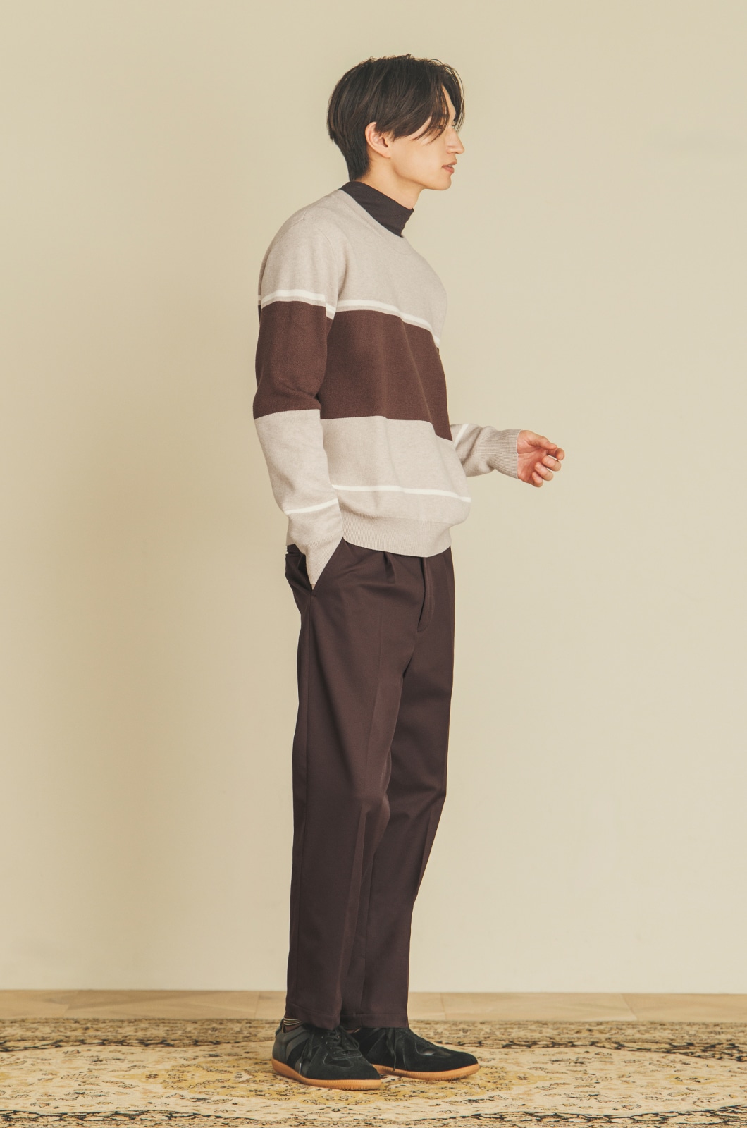 切り替えニット