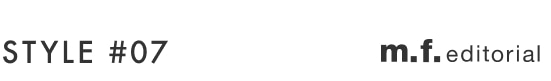 STYLING m.f.editorial