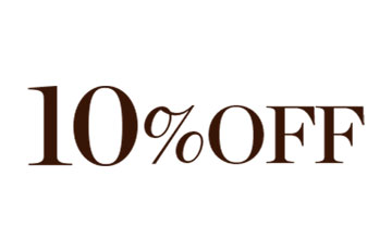 当日から10％OFF